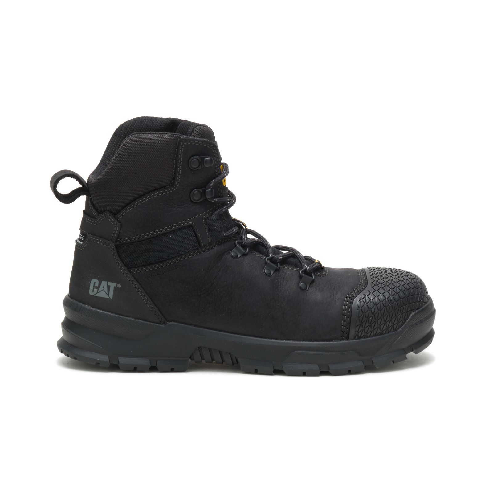 Men's Caterpillar Accomplice X Waterproof Steel Toe Work Boots Black Ireland AWMG90723